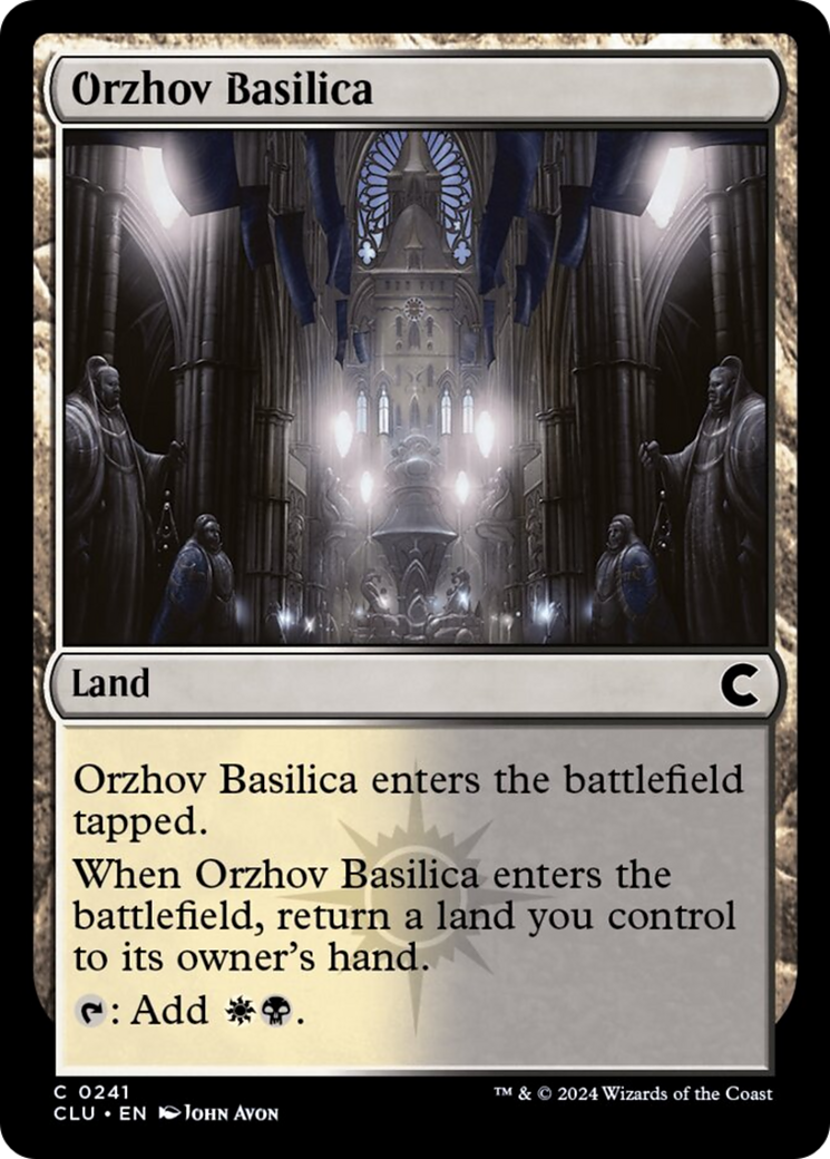 Orzhov Basilica [Ravnica: Clue Edition] | Exor Games New Glasgow