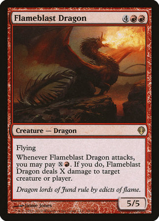 Flameblast Dragon [Archenemy] | Exor Games New Glasgow