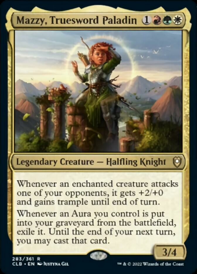 Mazzy, Truesword Paladin [Commander Legends: Battle for Baldur's Gate] | Exor Games New Glasgow