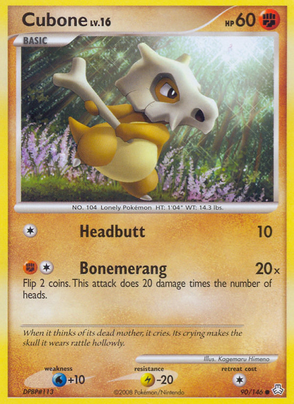 Cubone (90/146) [Diamond & Pearl: Legends Awakened] | Exor Games New Glasgow