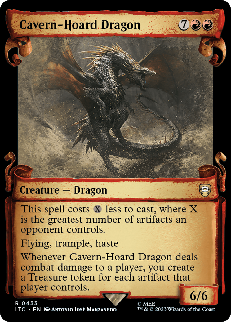 Cavern-Hoard Dragon [The Lord of the Rings: Tales of Middle-Earth Commander Showcase Scrolls] | Exor Games New Glasgow