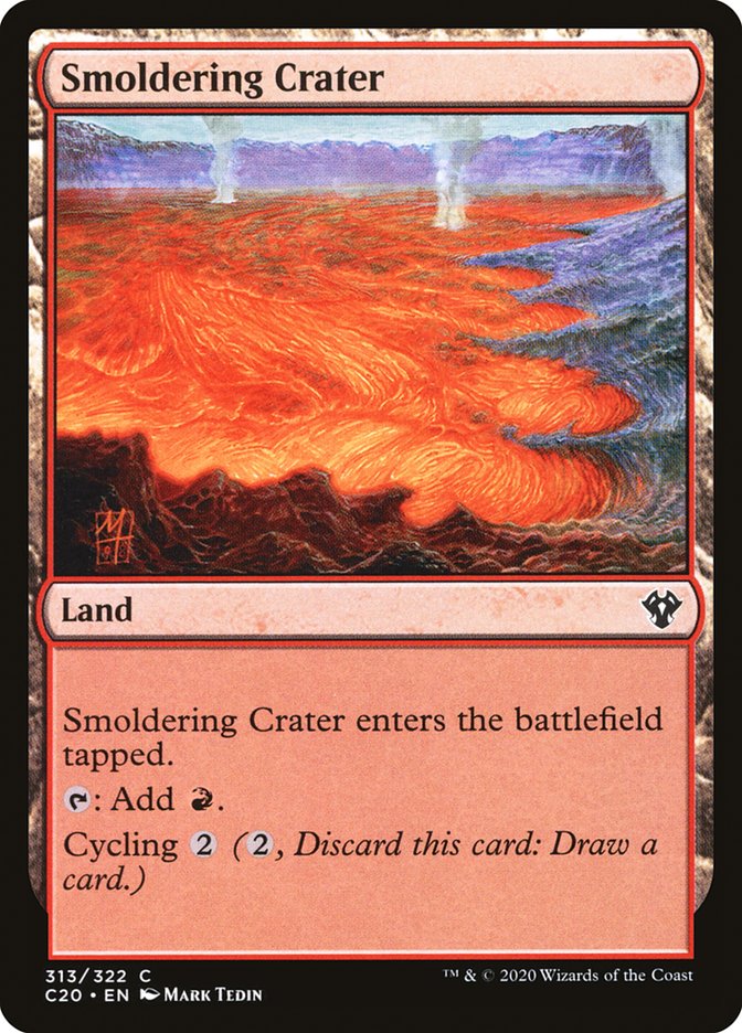 Smoldering Crater [Commander 2020] | Exor Games New Glasgow