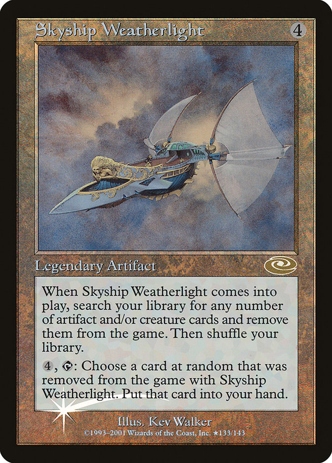 Skyship Weatherlight (Kev Walker) [Planeshift] | Exor Games New Glasgow