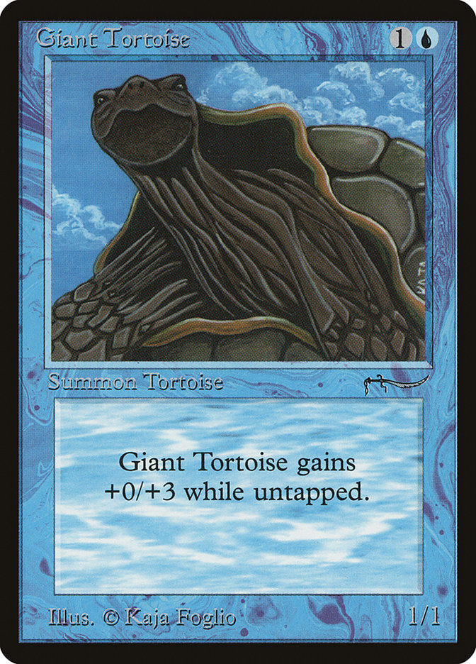 Giant Tortoise (Light Mana Cost) [Arabian Nights] | Exor Games New Glasgow