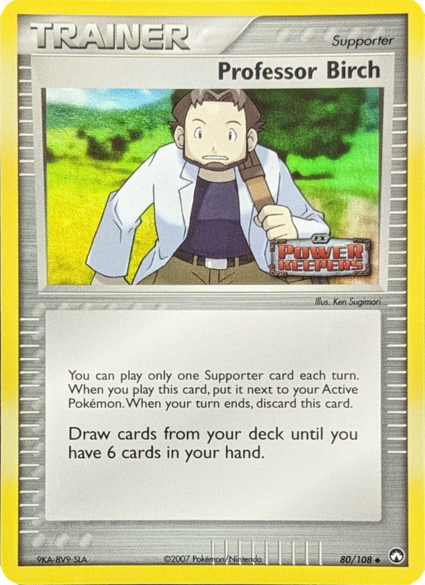 Professor Birch (80/108) (Stamped) [EX: Power Keepers] | Exor Games New Glasgow