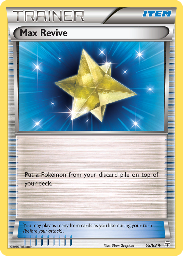 Max Revive (65/83) [XY: Generations] | Exor Games New Glasgow