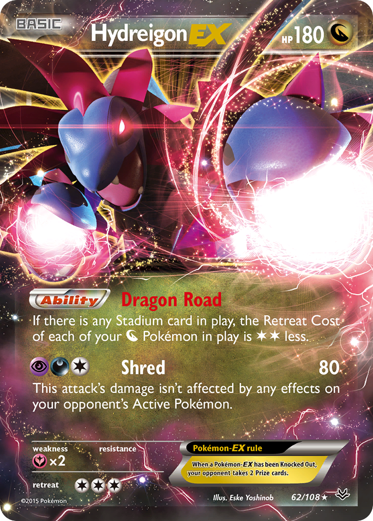 Hydreigon EX (62/108) [XY: Roaring Skies] | Exor Games New Glasgow