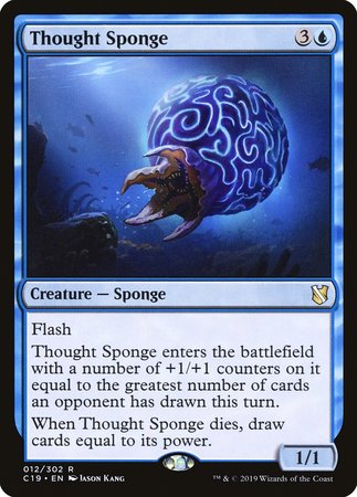 Thought Sponge [Commander 2019] | Exor Games New Glasgow