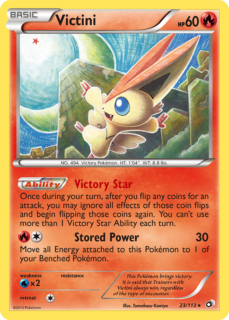 Victini (23/113) [Black & White: Legendary Treasures] | Exor Games New Glasgow