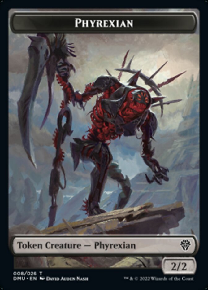 Phyrexian // Zombie Double-sided Token [Dominaria United Tokens] | Exor Games New Glasgow