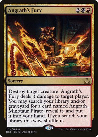 Angrath's Fury [Rivals of Ixalan] | Exor Games New Glasgow