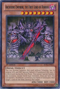 Archfiend Emperor, the First Lord of Horror [JOTL-EN031] Rare | Exor Games New Glasgow