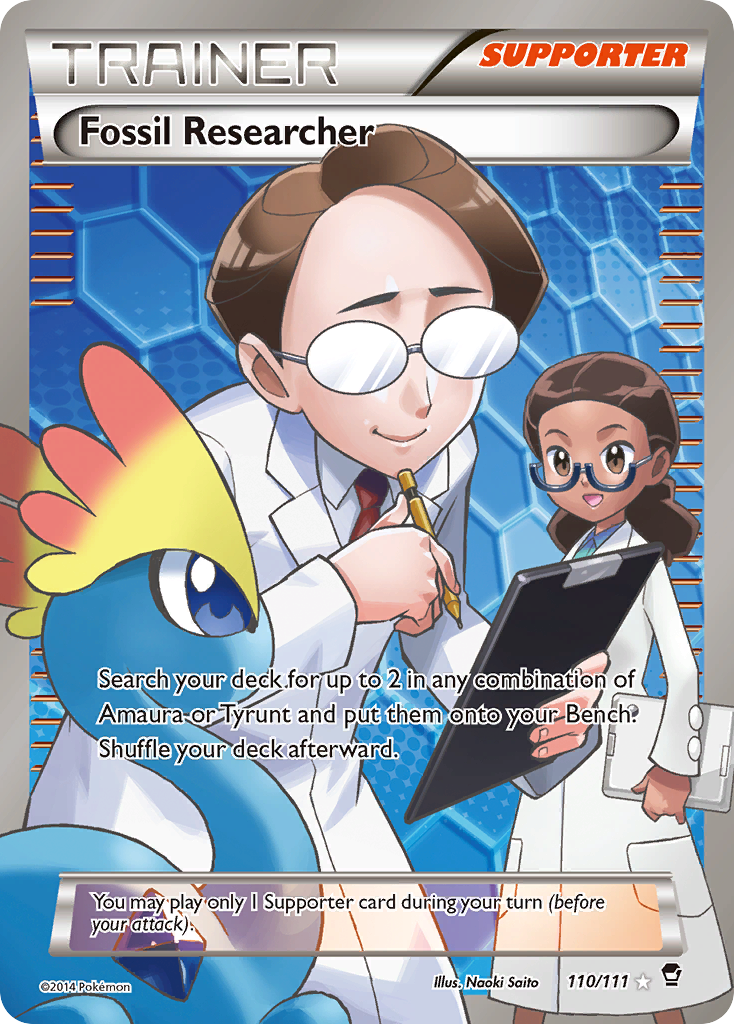 Fossil Researcher (110/111) [XY: Furious Fists] | Exor Games New Glasgow