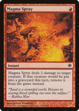 Magma Spray [Shards of Alara] | Exor Games New Glasgow