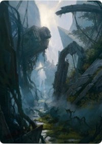 Swamp 2 Art Card [Zendikar Rising Art Series] | Exor Games New Glasgow