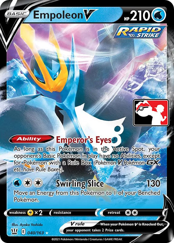 Empoleon V (040/163) [Prize Pack Series One] | Exor Games New Glasgow