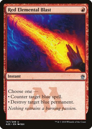 Red Elemental Blast [Masters 25] | Exor Games New Glasgow