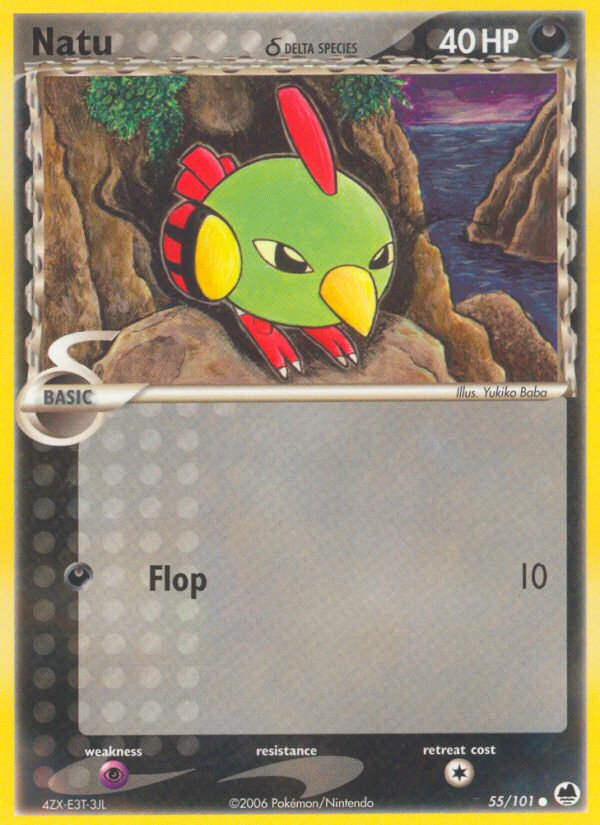 Natu (55/101) (Delta Species) [EX: Dragon Frontiers] | Exor Games New Glasgow