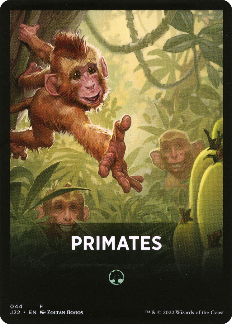 Primates Theme Card [Jumpstart 2022 Front Cards] | Exor Games New Glasgow