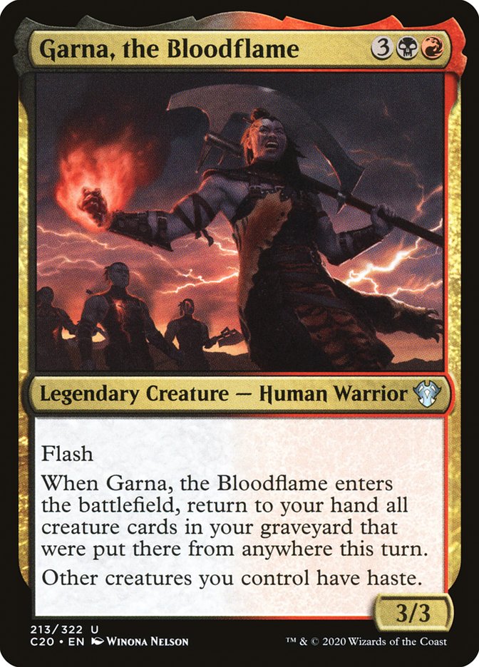 Garna, the Bloodflame [Commander 2020] | Exor Games New Glasgow