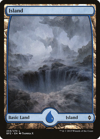 Island (259) - Full Art [Battle for Zendikar] | Exor Games New Glasgow