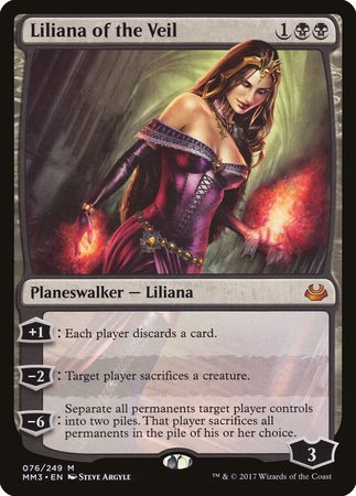 Liliana of the Veil [Modern Masters 2017] | Exor Games New Glasgow