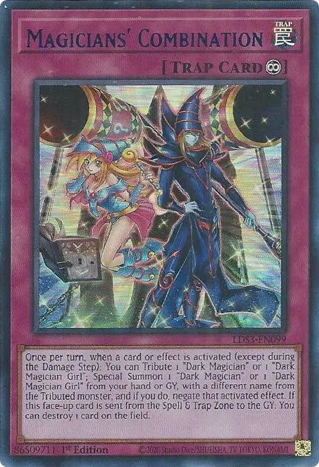 Magicians' Combination (Blue) [LDS3-EN099] Ultra Rare | Exor Games New Glasgow