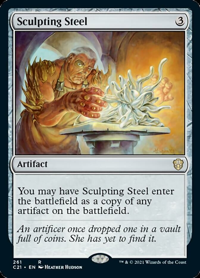 Sculpting Steel [Commander 2021] | Exor Games New Glasgow