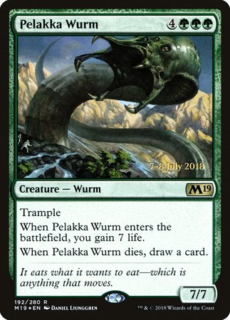 Pelakka Wurm [Core Set 2019 Promos] | Exor Games New Glasgow