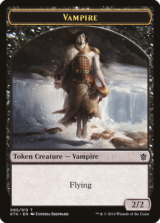 Vampire Token [Khans of Tarkir Tokens] | Exor Games New Glasgow