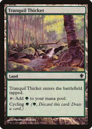 Tranquil Thicket [Commander 2013] | Exor Games New Glasgow
