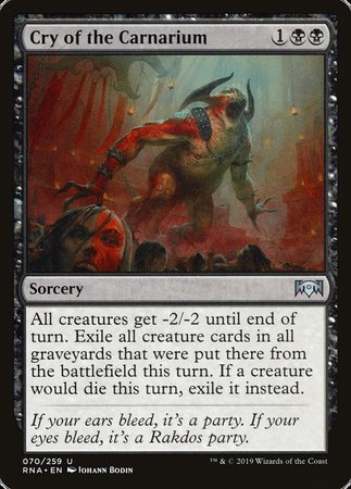 Cry of the Carnarium [Ravnica Allegiance] | Exor Games New Glasgow