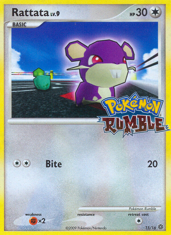 Rattata (15/16) [Pokémon Rumble] | Exor Games New Glasgow