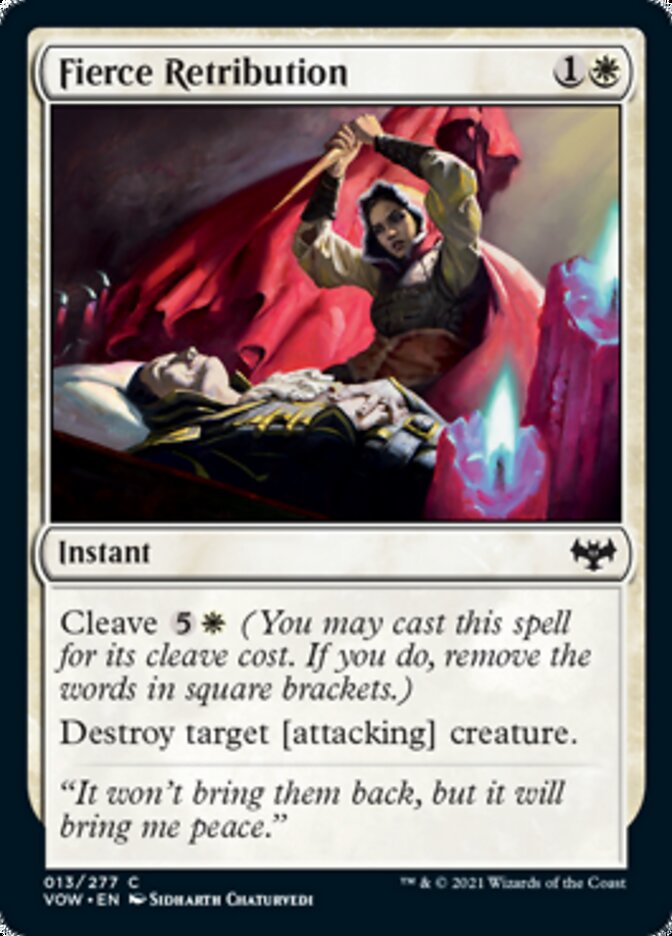 Fierce Retribution [Innistrad: Crimson Vow] | Exor Games New Glasgow