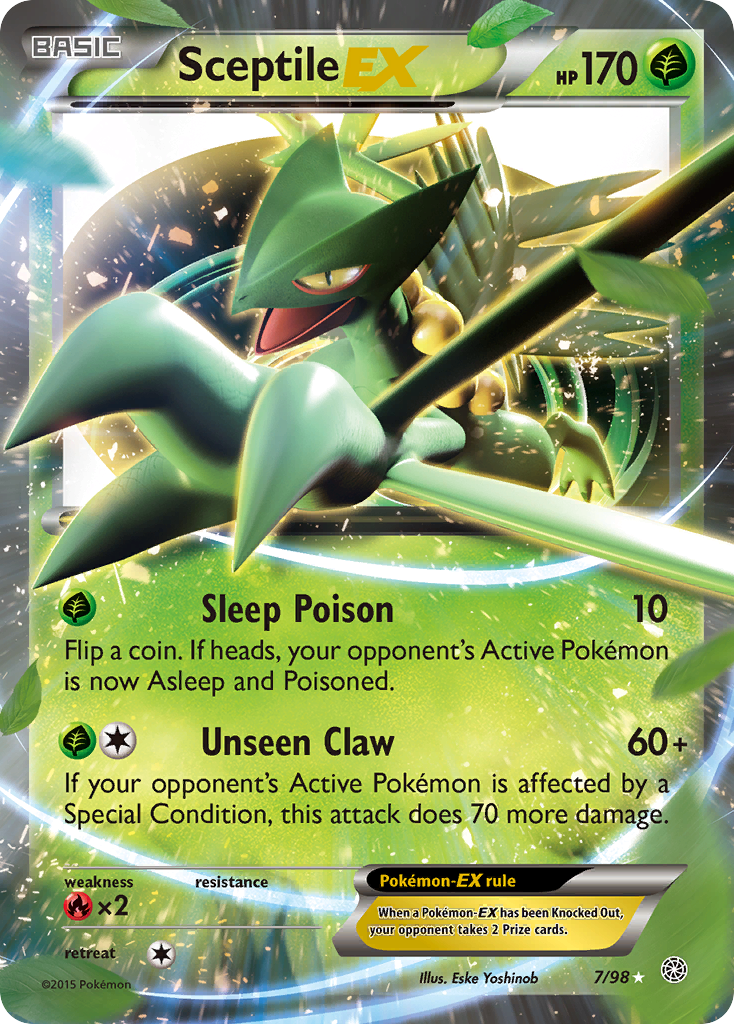 Sceptile EX (7/98) [XY: Ancient Origins] | Exor Games New Glasgow