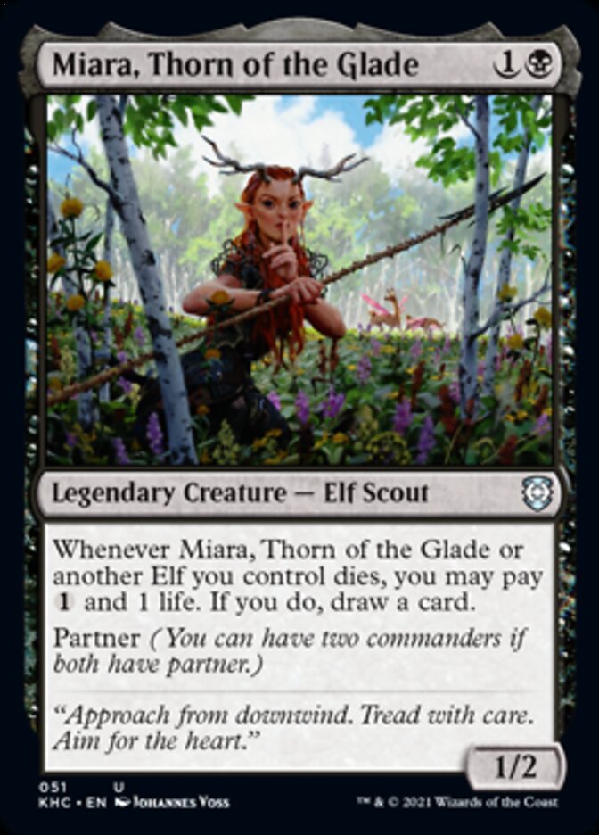 Miara, Thorn of the Glade [Kaldheim Commander] | Exor Games New Glasgow