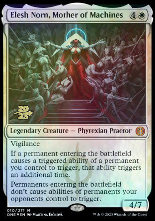 Elesh Norn, Mother of Machines [Phyrexia: All Will Be One Prerelease Promos] | Exor Games New Glasgow