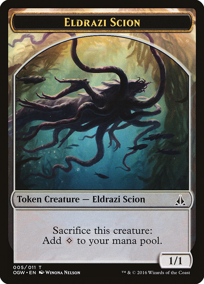 Eldrazi Scion (005/011) [Oath of the Gatewatch Tokens] | Exor Games New Glasgow