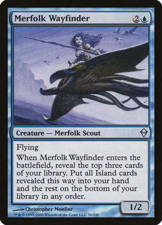Merfolk Wayfinder [Zendikar] | Exor Games New Glasgow