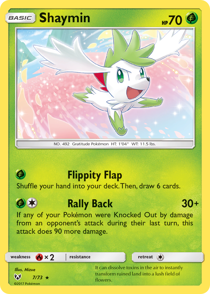 Shaymin (7/73) [Sun & Moon: Shining Legends] | Exor Games New Glasgow