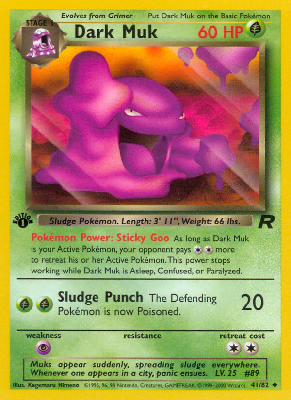 Dark Muk (41/82) [Team Rocket 1st Edition] | Exor Games New Glasgow