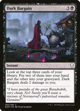 Dark Bargain [Dominaria] | Exor Games New Glasgow