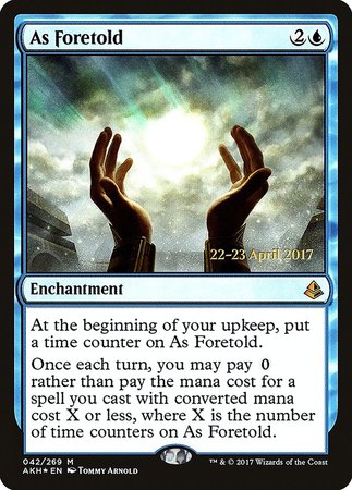 As Foretold [Amonkhet Promos] | Exor Games New Glasgow