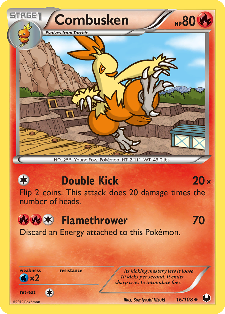 Combusken (16/108) [Black & White: Dark Explorers] | Exor Games New Glasgow