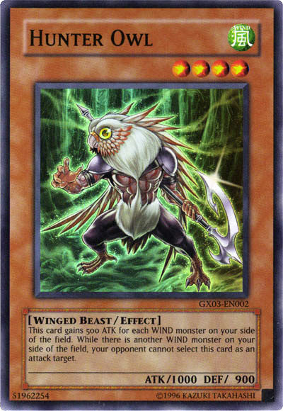 Hunter Owl [GX03-EN002] Super Rare | Exor Games New Glasgow