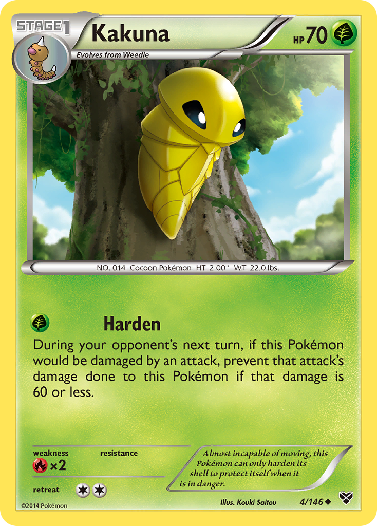 Kakuna (4/146) [XY: Base Set] | Exor Games New Glasgow