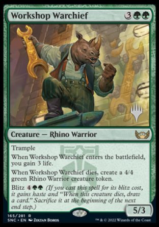 Workshop Warchief (Promo Pack) [Streets of New Capenna Promos] | Exor Games New Glasgow