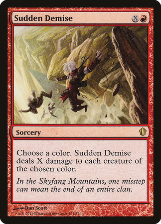 Sudden Demise [Commander 2013] | Exor Games New Glasgow