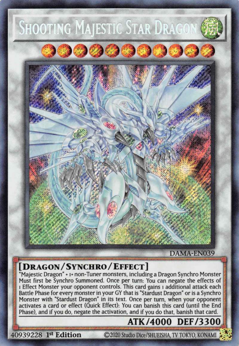 Shooting Majestic Star Dragon [DAMA-EN039] Starlight Rare | Exor Games New Glasgow