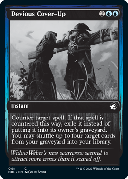 Devious Cover-Up [Innistrad: Double Feature] | Exor Games New Glasgow